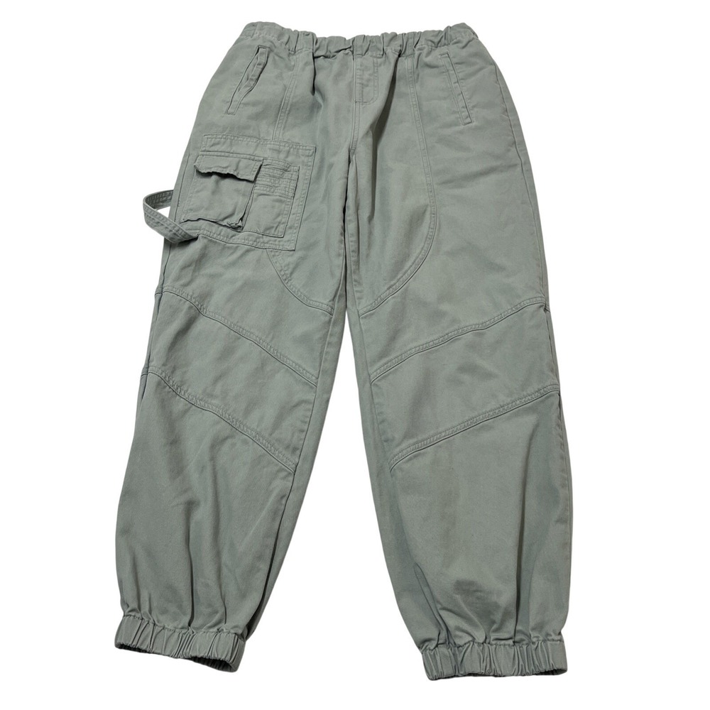 Forever 21 Cargo Joggers Blue Heavyweight Size XL Y2K Utility Streetwear Skater